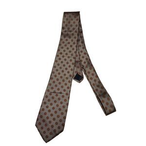 #5956 Bert Pulitzer Gray with Floral Pattern Mens Necktie, Tie